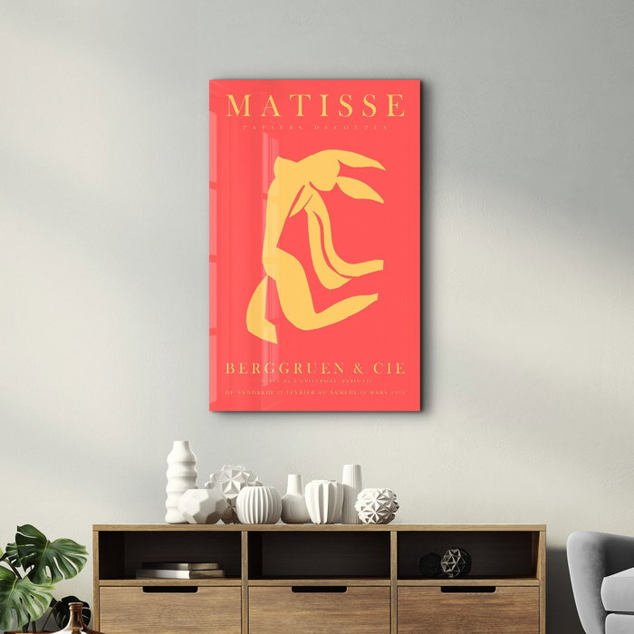 Wallity Pintura Decorativa de Vidrio Templado Multicolor 46 x 72 cm